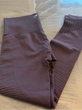 Gymshark Women’s High-Waist Seamless Leggings - Purple - Size Medium